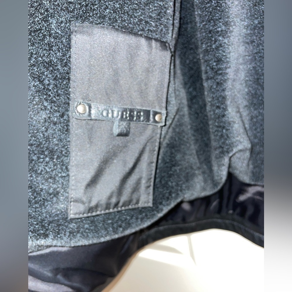 New Old Stock Vintage Guess Men's leather jacket. GUESS Medium‌‌‌‌‌‌‌ - Picture 7 of 10